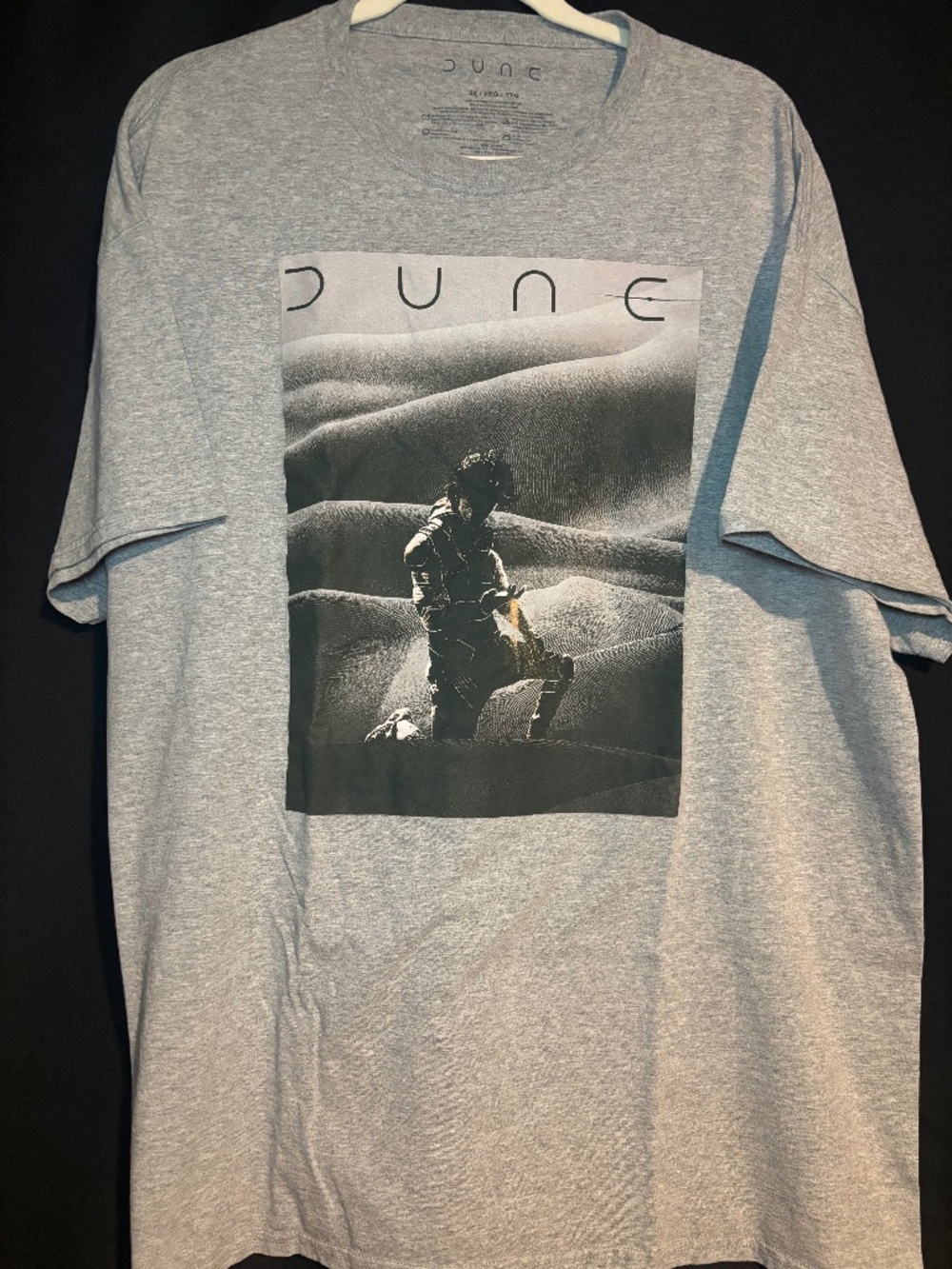 'Dune' Tee Shirt, 2XL, Grey